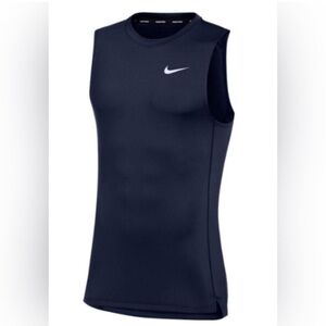 NWT Nike Navy Blue Pro Sleeveless Tank Top Size XL